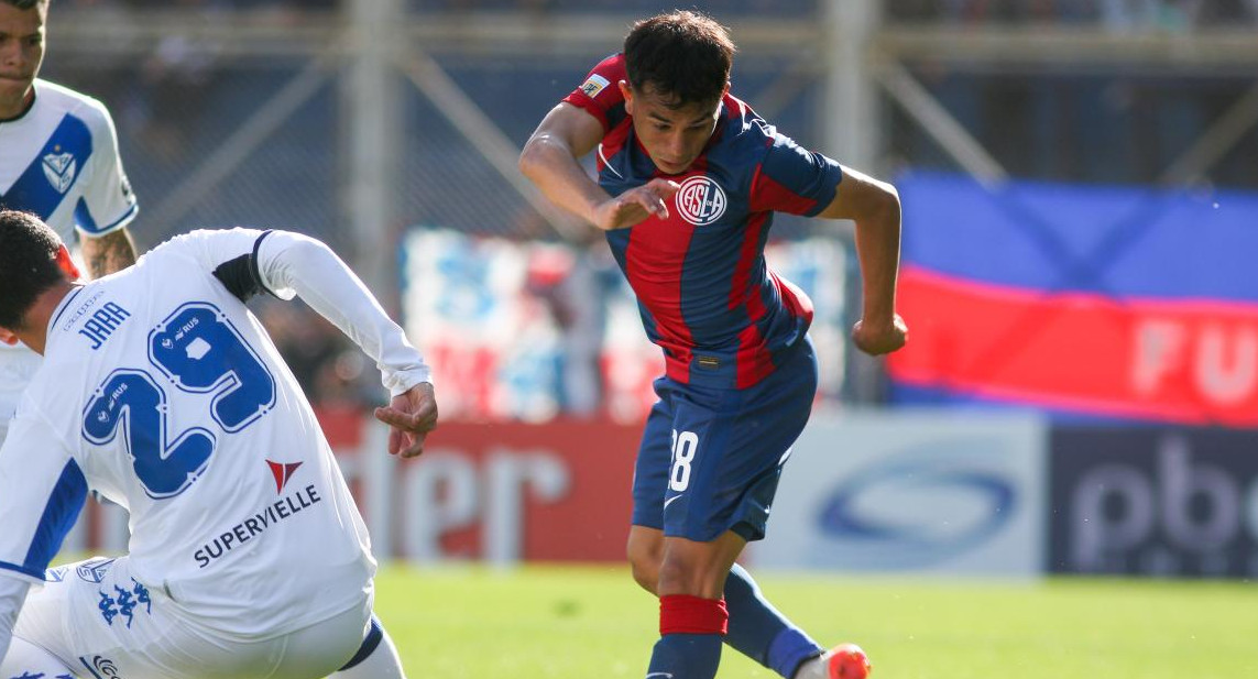 San Lorenzo vs Vélez, Liga Profesional. Foto: NA