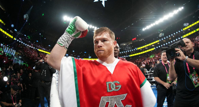 Saúl Canelo Álvarez. Foto: REUTERS.