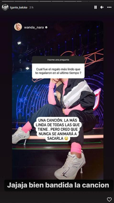 L-Gante le va a dedicar una canción a Wanda Nara Foto: captura Instagram/lgante_keloke