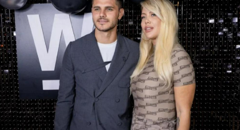 Wanda Nara y Mauro Icardi. Foto: NA.