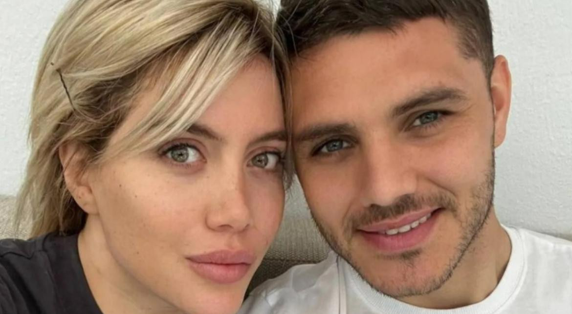 Wanda Nara y Mauro Icardi. Foto: NA.