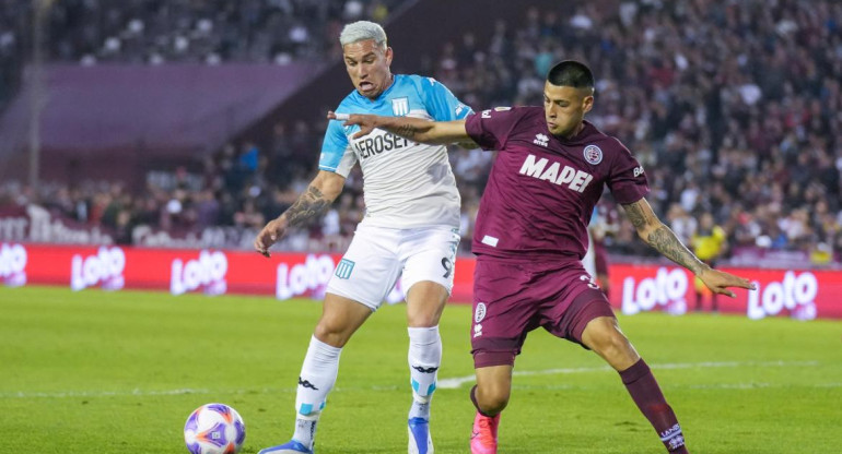 Liga Profesional de Fútbol, Lanús vs. Racing. Foto: NA.