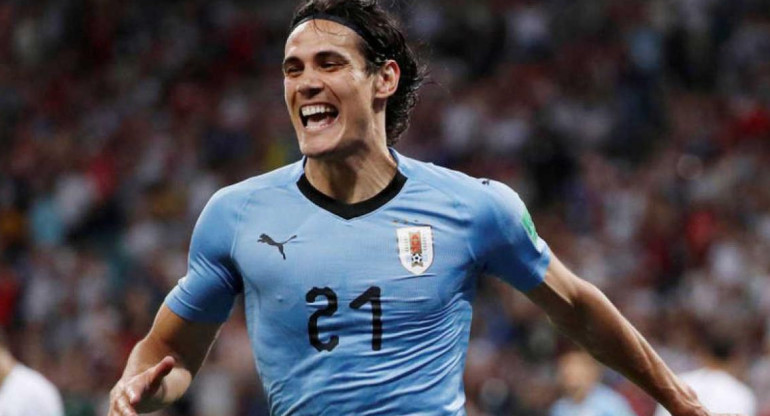 Edison Cavani, futbolista uruguayo. Foto: REUTERS.