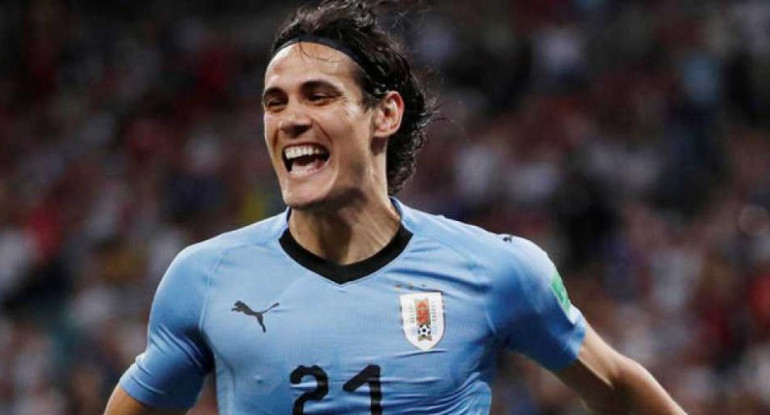 Edison Cavani, futbolista uruguayo. Foto: REUTERS.