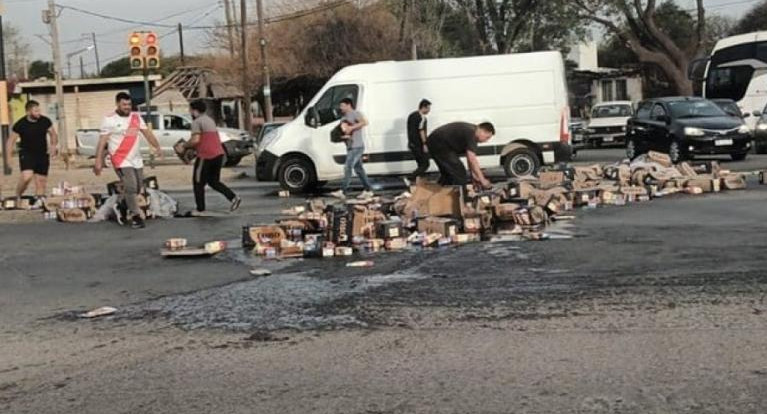 Choque en Córdoba. Foto: NA