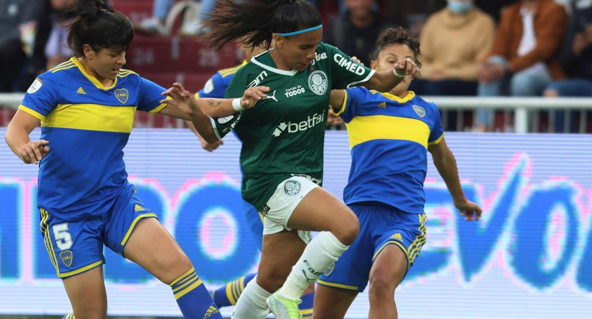 Boca vs Palmeiras, final Copa Libertadores femenina. Foto: EFE