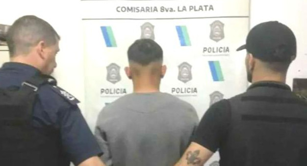 El asesino de 17 años que apuñaló a su cuñado en La Plata. Foto: Comisaría 8va La Plata