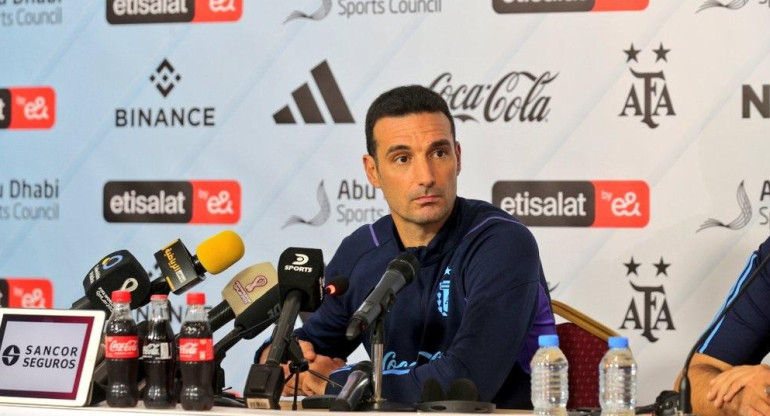 Lionel Scaloni, Selección Argentina, foto Twitter @Argentina