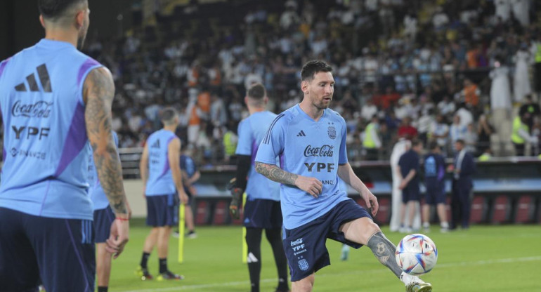 Lionel Messi, Selección Argentina. Foto: NA