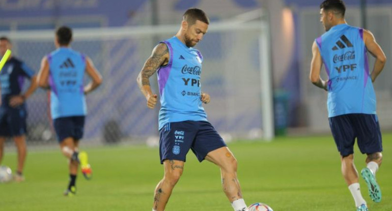 Papu Gómez, Selección Argentina. Foto: NA