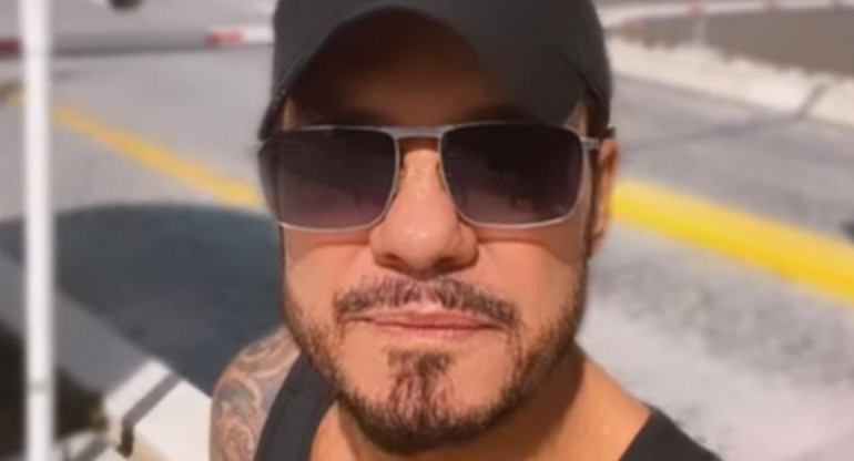 Marcelo Tinelli en Qatar. Foto: captura.