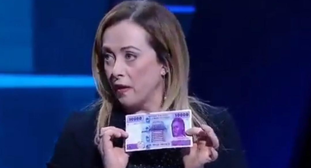 Giorgia Meloni, Italia, foto captura de video