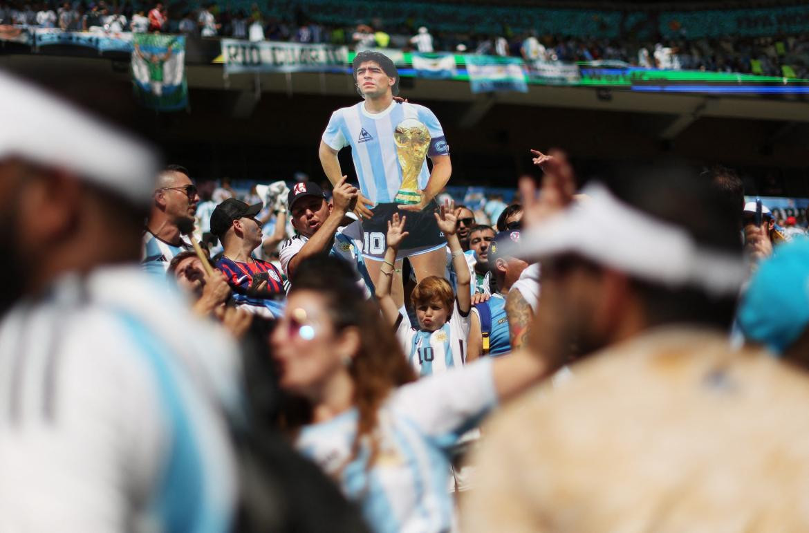 Previa Argentina-Arabia Saudita; Qatar 2022. Foto: Reuters.