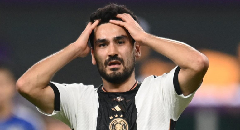 Ilkay Gundogan en la Selección de Alemania. Foto: REUTERS.