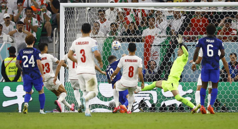 Mundial Qatar 2022, Estados Unidos vs. Irán. Foto: REUTERS.