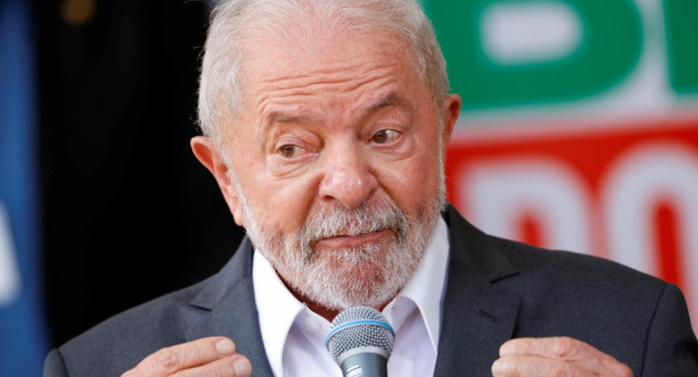 Lula da Silva en conferencia en Brasilia_ foto Reuters