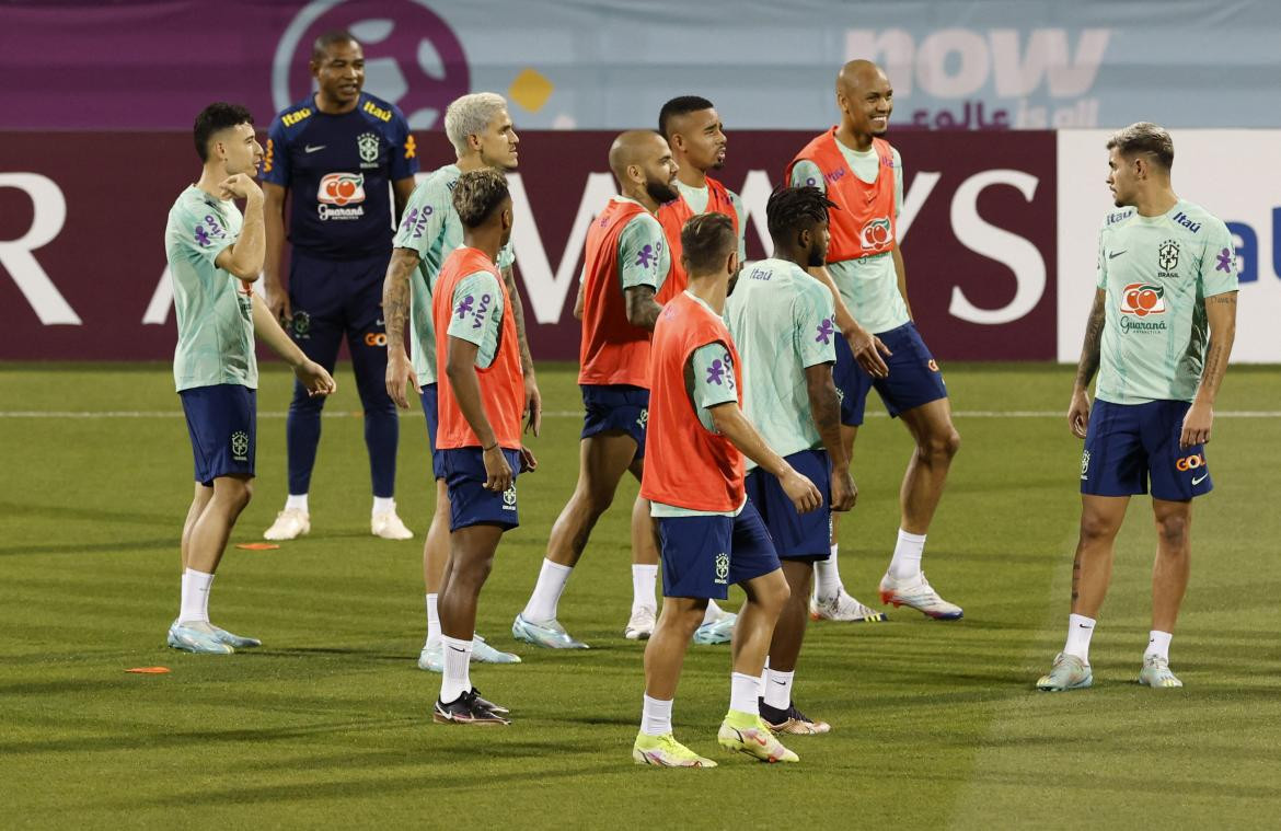 Selección de Brasil, Mundial Qatar. Foto: REUTERS