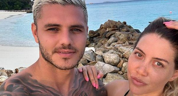 Mauro Icardi y Wanda Nara. Foto: Instagram/mauroicardi