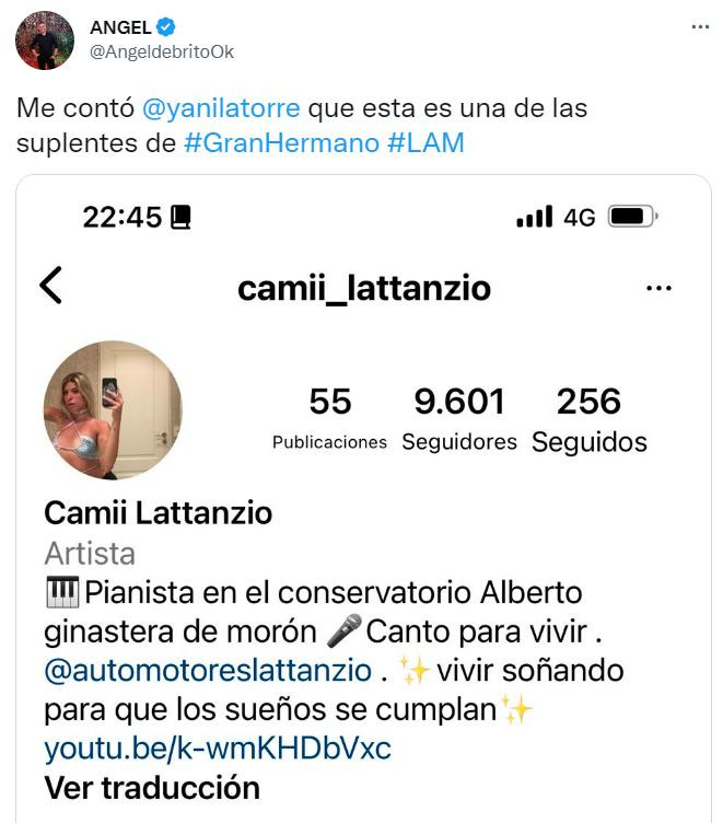 La publicación de Ángel de Brito. Foto: Twitter.