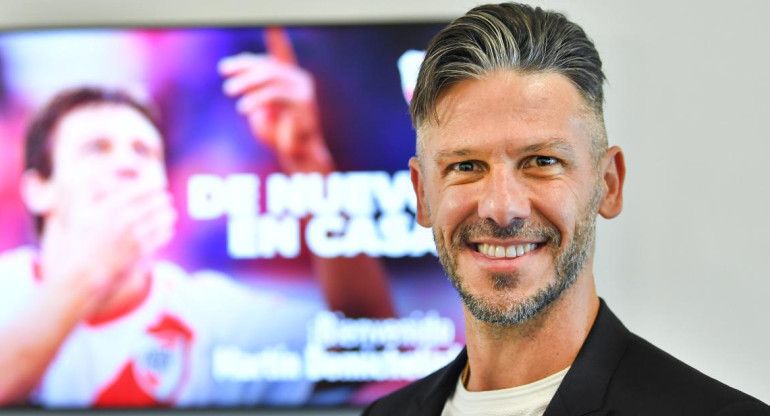 Martín Demichelis, River. Foto: NA