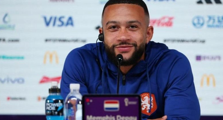 Depay, Países Bajos. Foto: NA