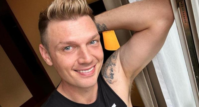 Nick Carter, cantante. Foto: NA