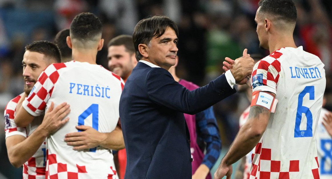 Zlatko Dalic, técnico de Croacia. Foto: Telam.