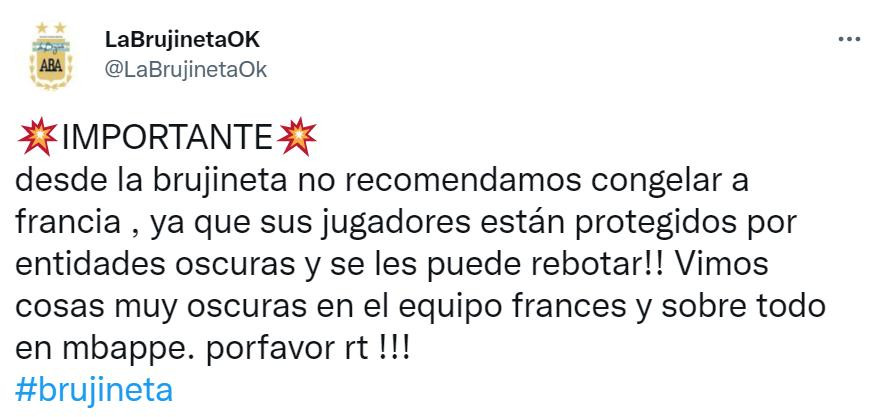 Recomiendan no congelar a la Selección de Francia. Foto: Twitter.