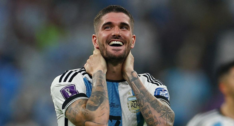 Rodrigo De Paul, Selección Argentina. Foto: REUTERS