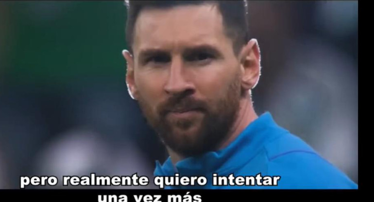 Messi. Foto: captura de video