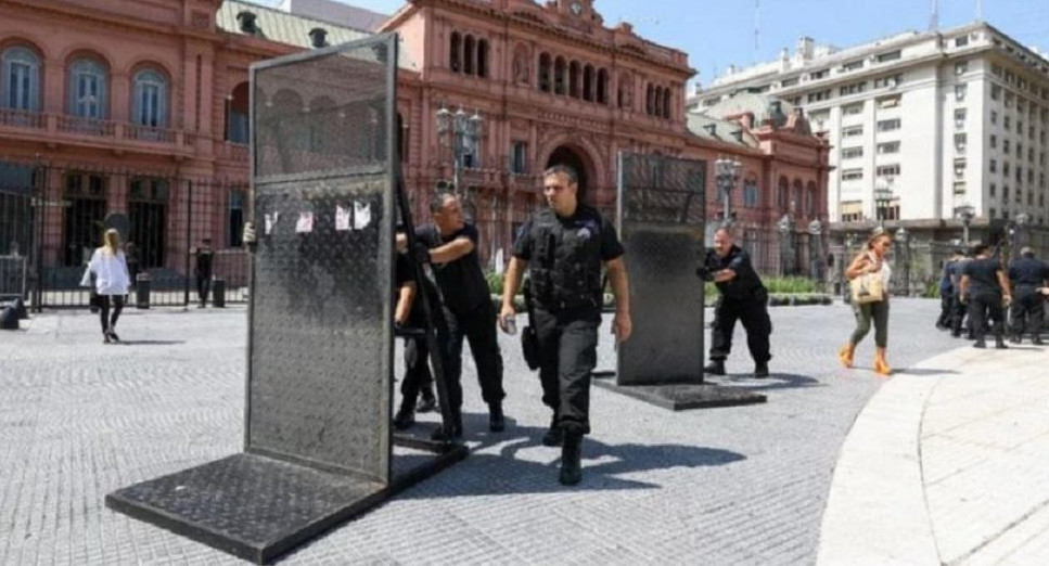 Operativo de seguridad, Casa Rosada, NA