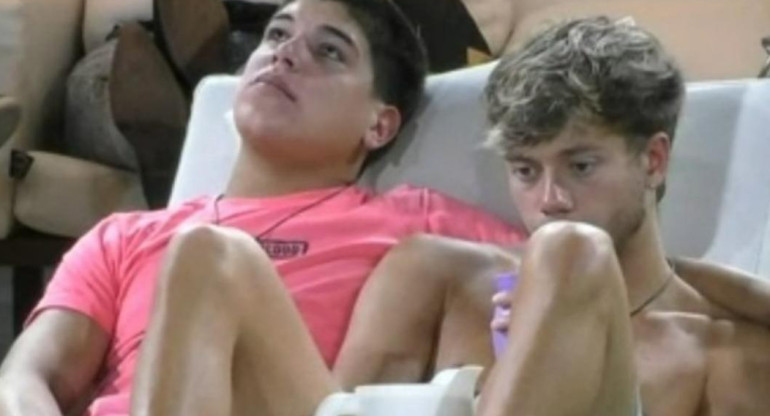 Thiago y Nacho de Gran Hermano. Foto: NA.