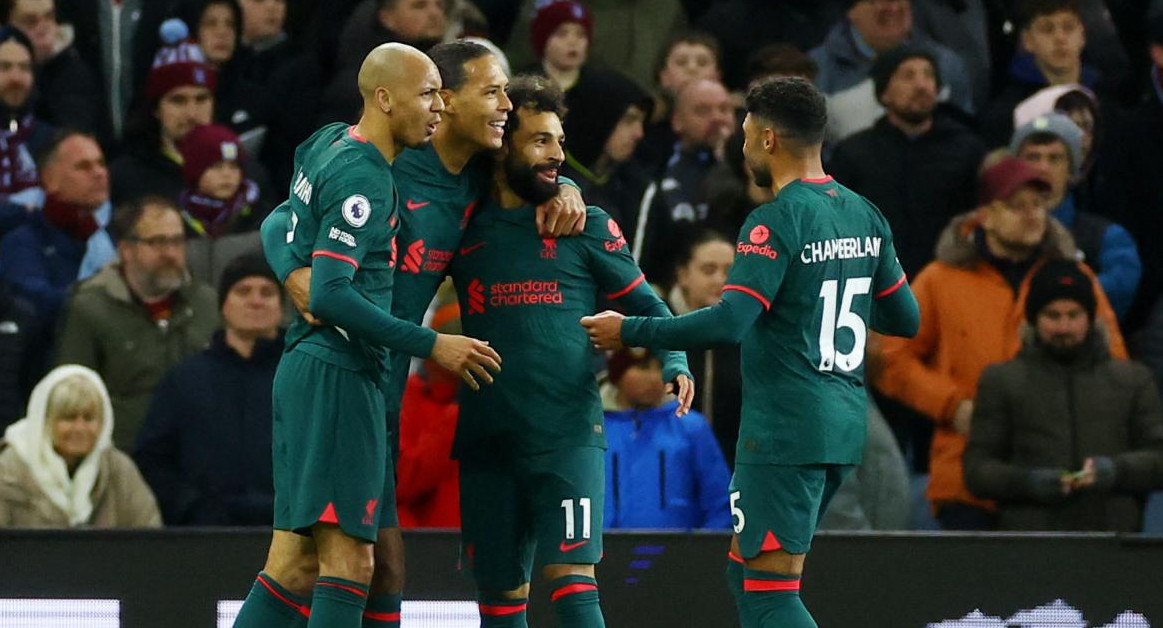 Aston Villa-Liverpool 1; Premier League. Foto: Reuters.