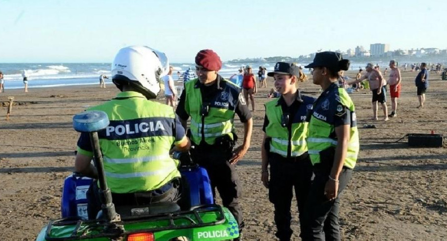 Verano 2022: el Operativo Sol incorporará un 28% más de policías respecto a la temporada anterior. Foto: NA.