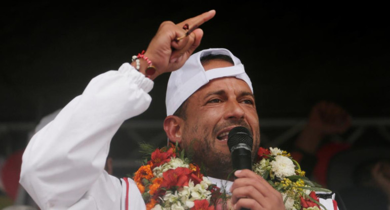 Luis Fernando Camacho. Foto: REUTERS.