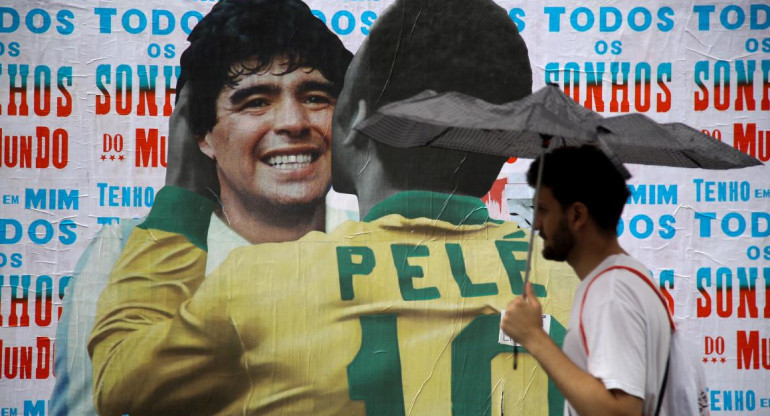 Una carta de Pelé a Maradona