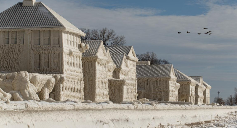 Tormenta polar en Estados Unidos_Télam