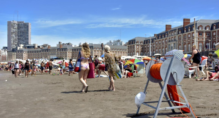 Mar del Plata, temporada 2023. Foto: NA