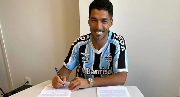 Luis Suárez, futbolista. Foto: Twitter Gremio