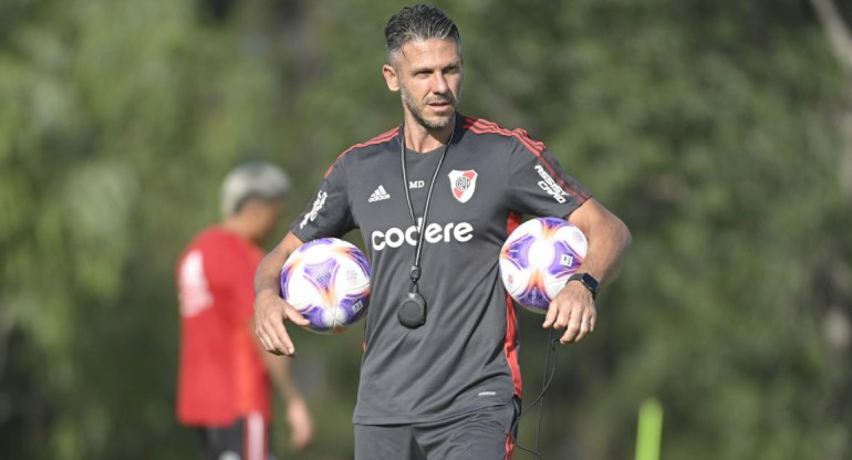 Martín Demichelis; River Plate. Foto: Twitter @RiverPlate.