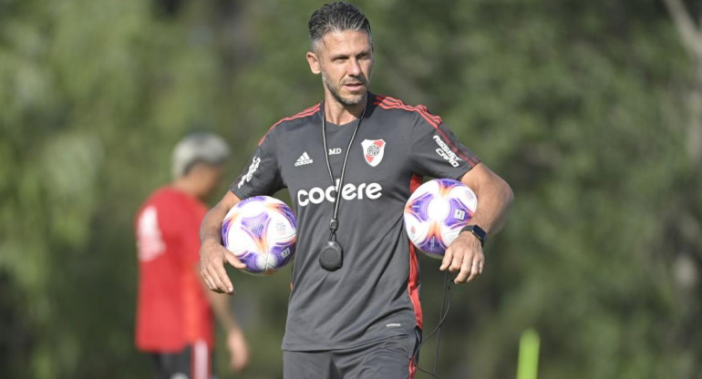 Martín Demichelis; River Plate. Foto: Twitter @RiverPlate.