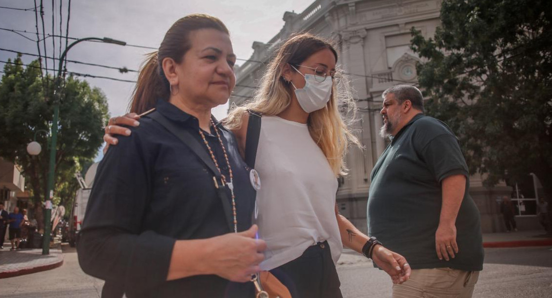 Mamá de Fernando Báez Sosa en el juicio por el crimen de Fernado. Foto: Télam