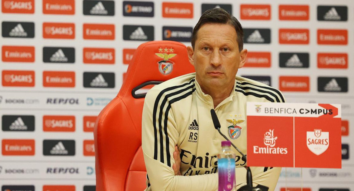 Roger Schmidt, técnico del Benfica. Foto: @SLBenfica.