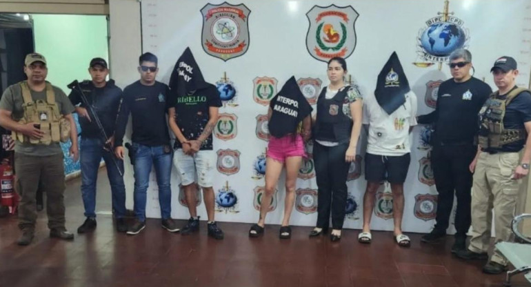 Interpol y la Policía de Paraguay detuvieron a los novios prófugos. Foto: gentileza Rosario3.