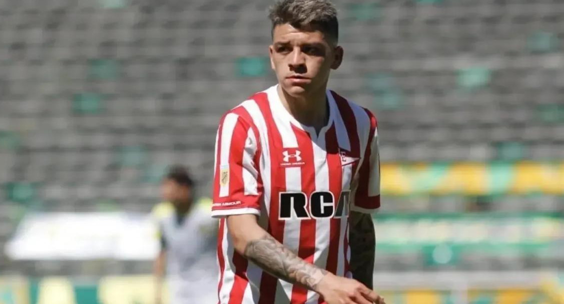 Diego García, futbolista de Estudiantes. Foto: TN