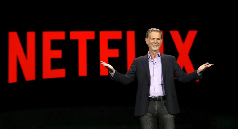 Reed Hastings, exCEO de Netflix. Foto: REUTERS