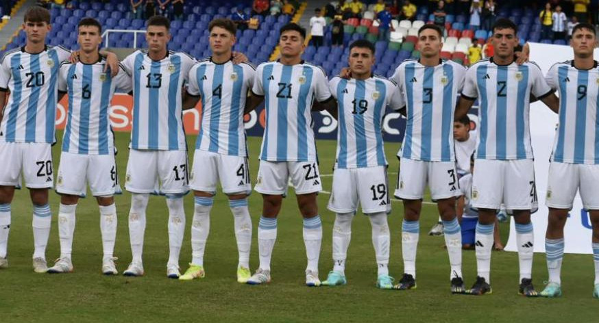 Seleccionado argentino sub 20. Foto: Télam.