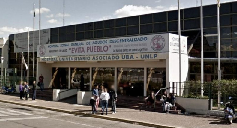 Hospital Evita Pueblo de Berazategui. Foto: NA.