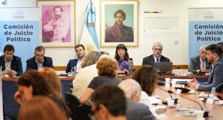 Comisión de Juicio Político a la Corte Suprema en Diputados. Foto: NA.