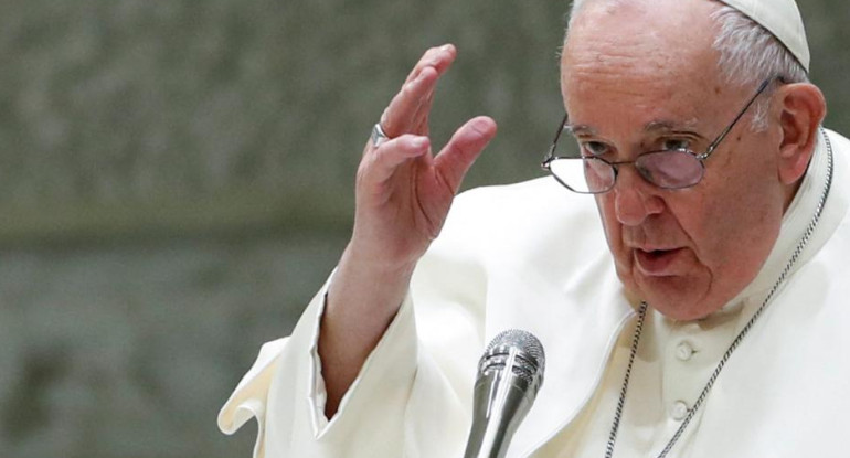 Papa Francisco en el Angelous dominical. Foto Reuters